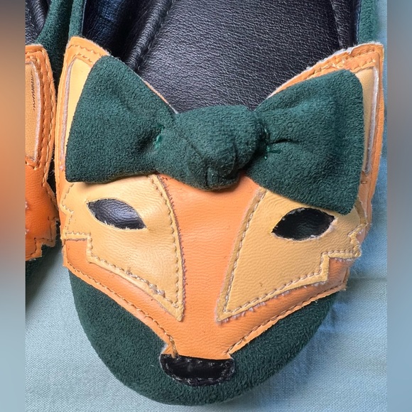 TUK sueded fox ballet flats green Sz 9 - Picture 5 of 11
